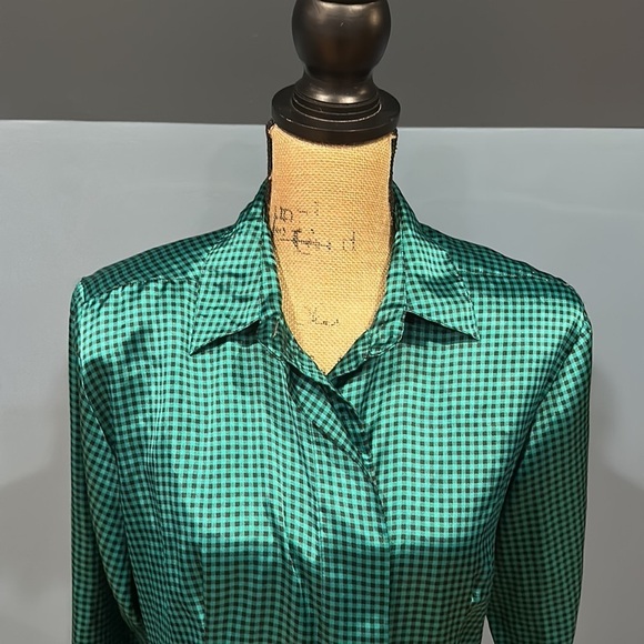 Josephine petites button up long sleeve shirt size 12 women’s - Picture 2 of 7